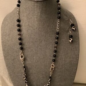 Dzi bead necklace